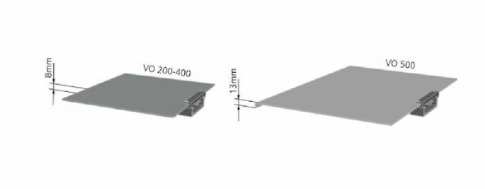 Memmert B00741 extra inlegblad voor VO200 & VO29 aluminium