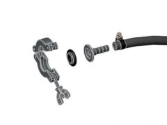 Memmert B04026 aansluitset voor vacuümpomp op vacuümstoof